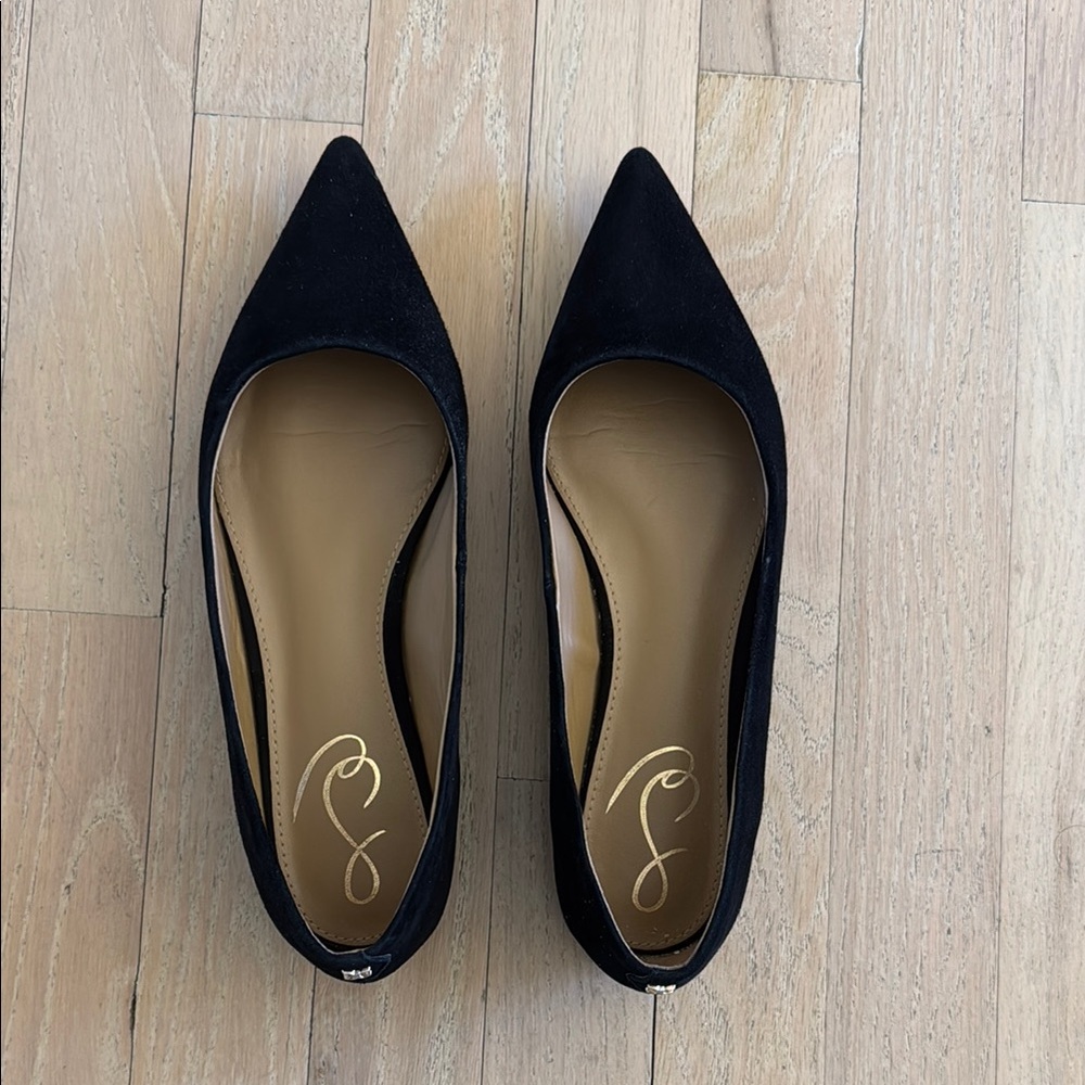 Sam Edelman Black Suede Flats